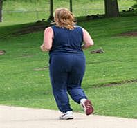 girl jogging Fat