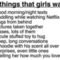 10 things that girls want